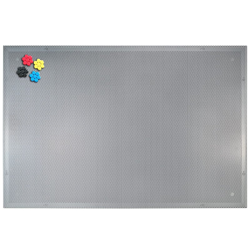 JILoffice Bulletin Board, Magnetic Board 36 x 24 Inch, Great Wall Mounting Board with 40 Magnets, Decorative Board for Photos and Messages for Office Home and School - Image 2